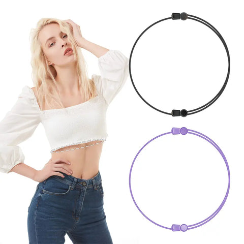 Croptuck Adjustable Band,Crop Tuck Band,He Band Transform the Way You Style Your Tops 1 Pcs(Black) Clothes Comfort